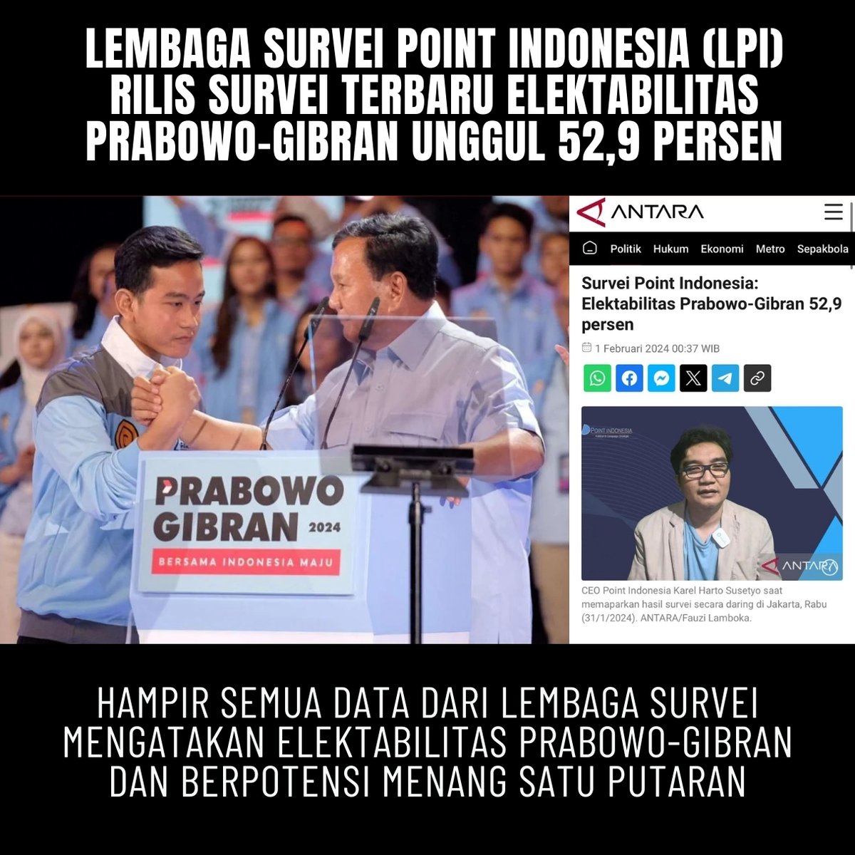 Barbara83266560's tweet photo. @emiliaamber21 @ch_chotimah2 Rakyat bersatu memilih, Suara SatuKali Buat02 untuk masa depan Indonesia yang lebih baik. #RakyatMemilihDUA Suara SatuKali Buat02 Tolak #AMINkanIndonesia #BantuAlamG4nj4r #AsalBukan02 https://t.co/aFMgx1WaV4