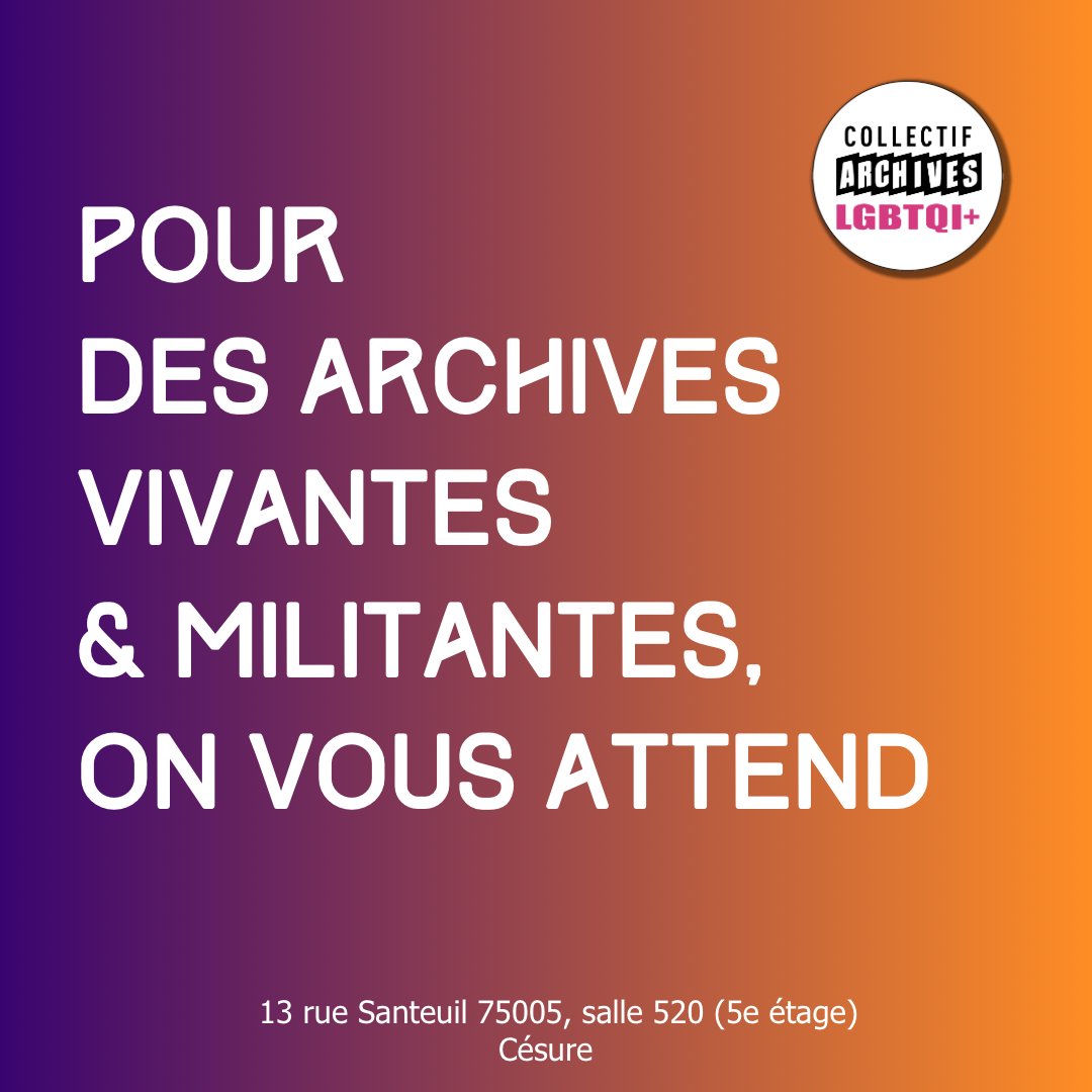 📢 Nous organisons 2 sessions d’introduction pour les nouveaux.elles bénévoles, ce samedi entre 14h et 16h 📢

Si  vous nous avez déjà rencontré·es durant un de nos nombreux événements et que vous  souhaitez vous investir dans le Collectif, welcome ! 🦄😊🌈
1/2