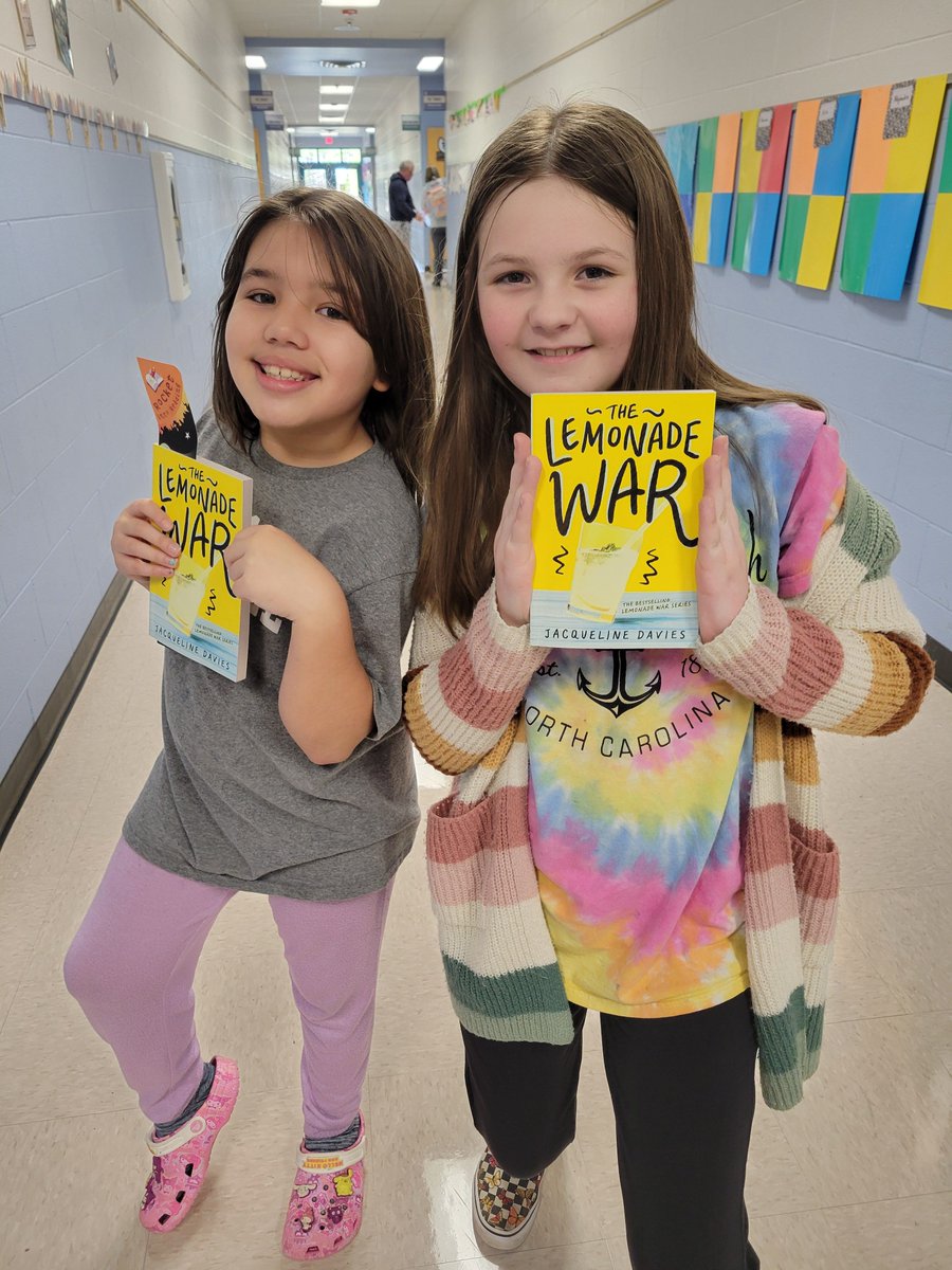 This week we started #onebookoneschool where all of our students K-5 will read the same book, The Lemonade War, at home with their families!  We have lots of fun activities planned and students are already SO excited! #dualschool