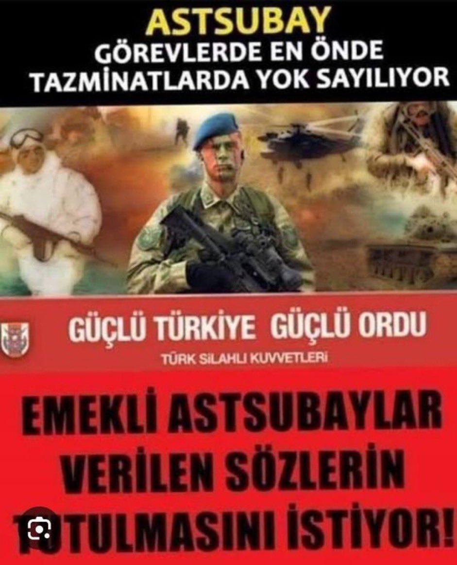 Teşekkürler TELE-1 #AstsubaylarTazminatAlmalı