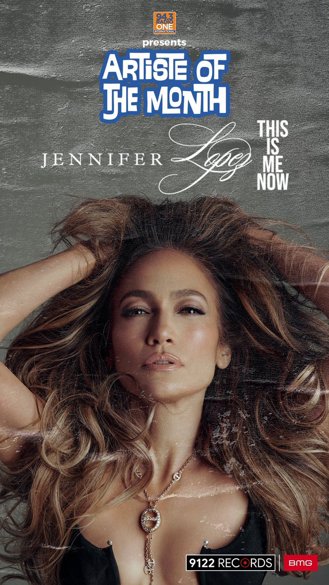 We can’t get enough of her and she is our Artiste of the Month! Presenting @JLo. The pop superstar has teamed up with LATTO for a new version of can’t get enough - catch it on @943RadioOne Thank you @9122Records #ArtisteOfthemonth #Jlo #jenniferlopez #cantgetenough