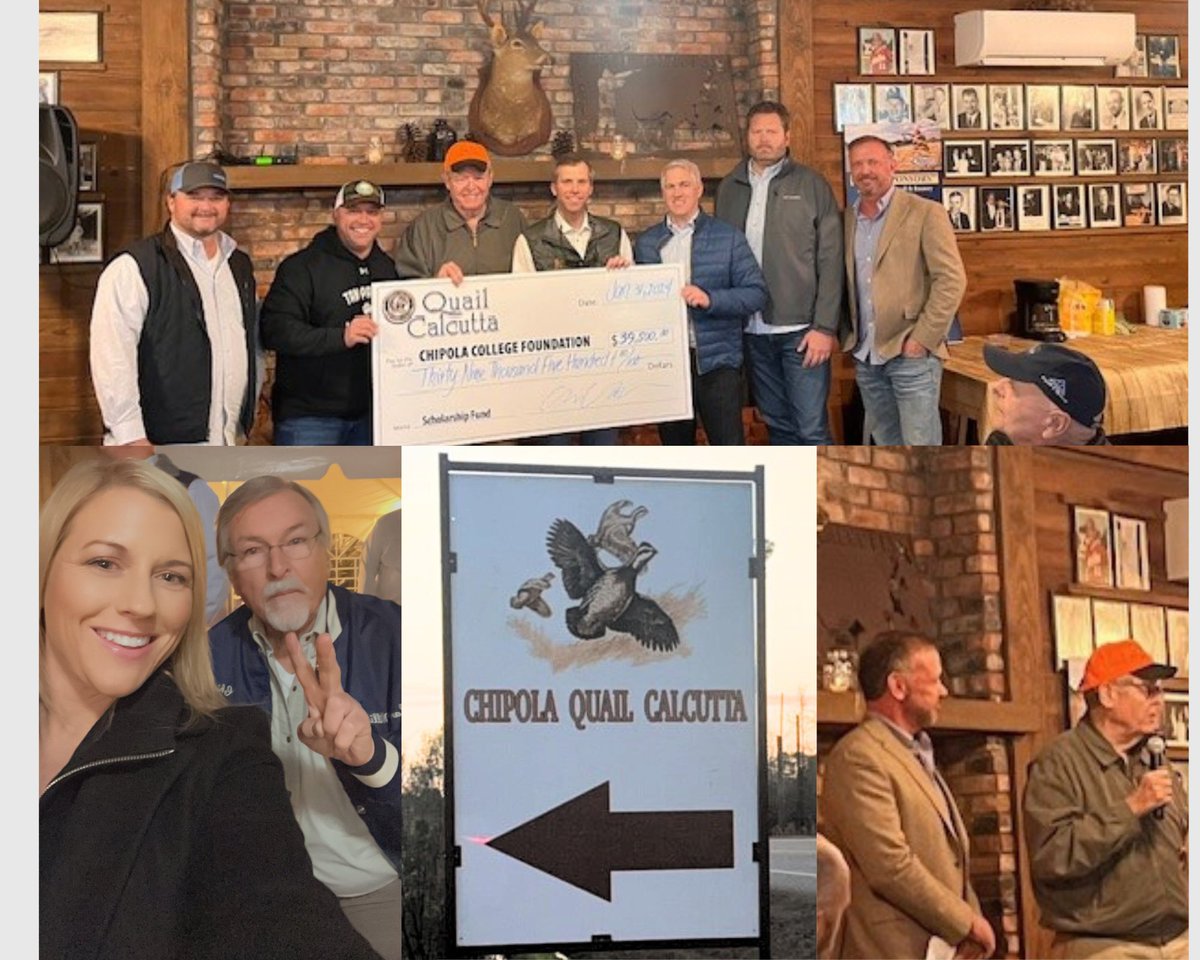 We had a fantastic evening at the 34th Annual Chipola Quail Calcutta. This incredible event successfully raised $39,500 for the @Chipolacollege Foundation. We are proud to say that #TeamGunster was a sponsor for this worthy cause.