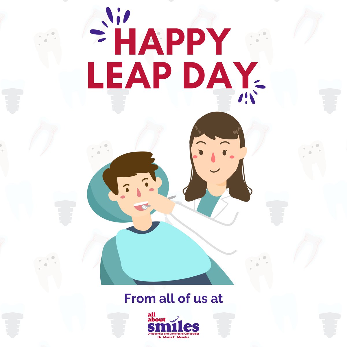 A day like this only comes around once every four years! Happy Leap Day! What will you do with your extra day? #AllAboutSmiles #HappyLeapDay