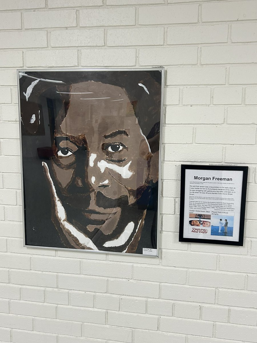 MaxwellSCDSB's tweet photo. Thank you to Mr. Harmathys art class for creating our Black History Month display. https://t.co/xK1PcFCQw1
