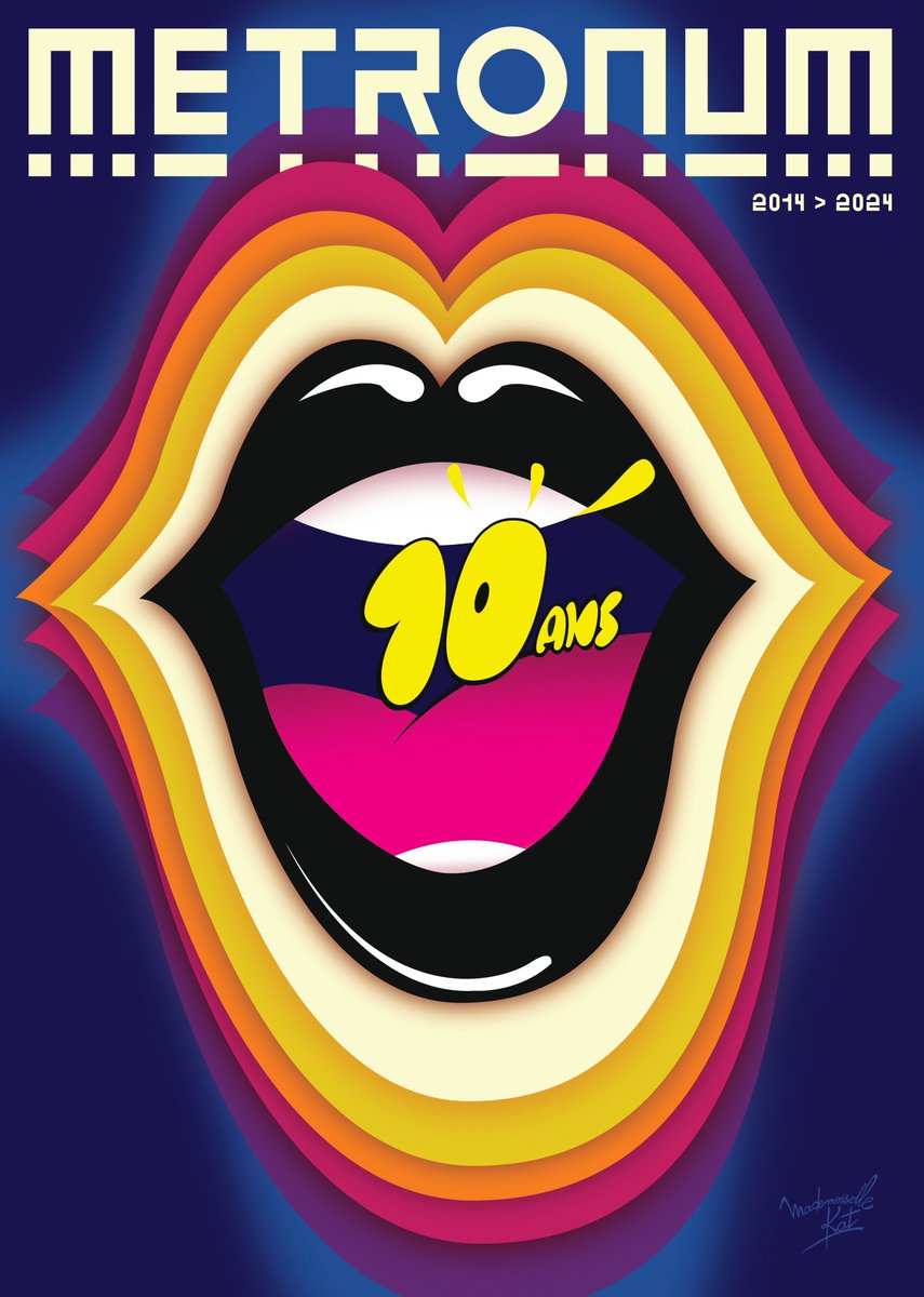 LeMetronum's tweet photo. Les festivités des 10 ans du #Metronum débutent dès ce soir avec @ClutchToulouse ! Retrouvez le programme ici : https://t.co/S0EDn3ZY5y
🎨 Visuel : Mademoiselle Kat
#LeMetronum #10ans #Metronum10ans https://t.co/Up6hTmgppm