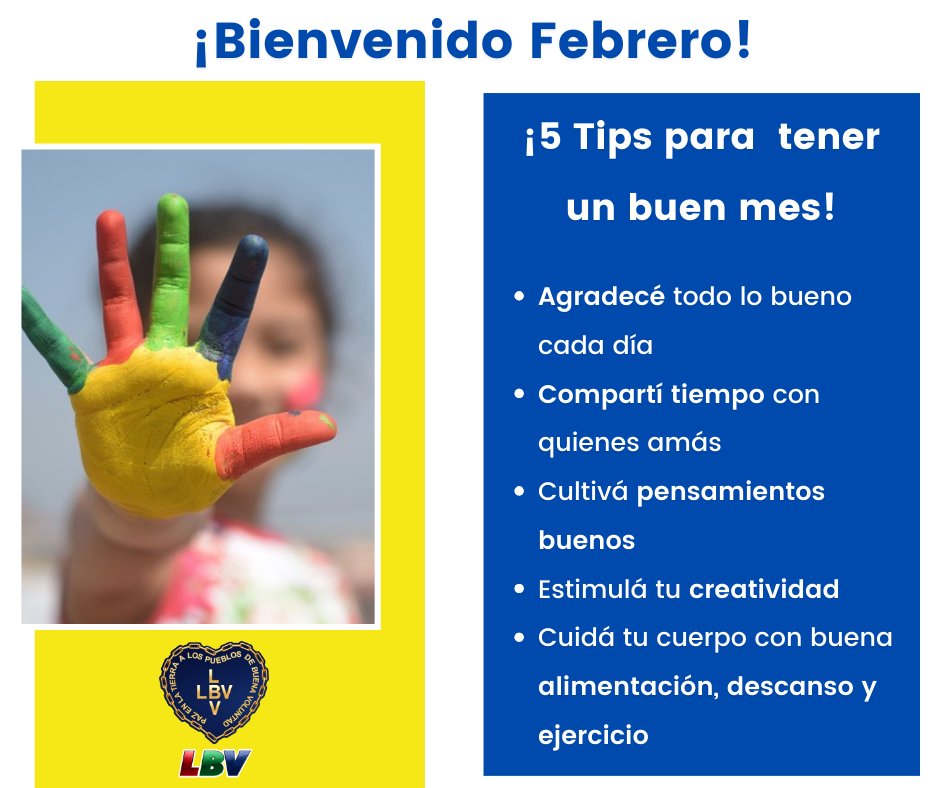 📷¡Bienvenido Febrero! 📷¡Qué tengas un excelente mes!
#febrero2024 #BuenMes #felizmes #lbvargentina #gratitud