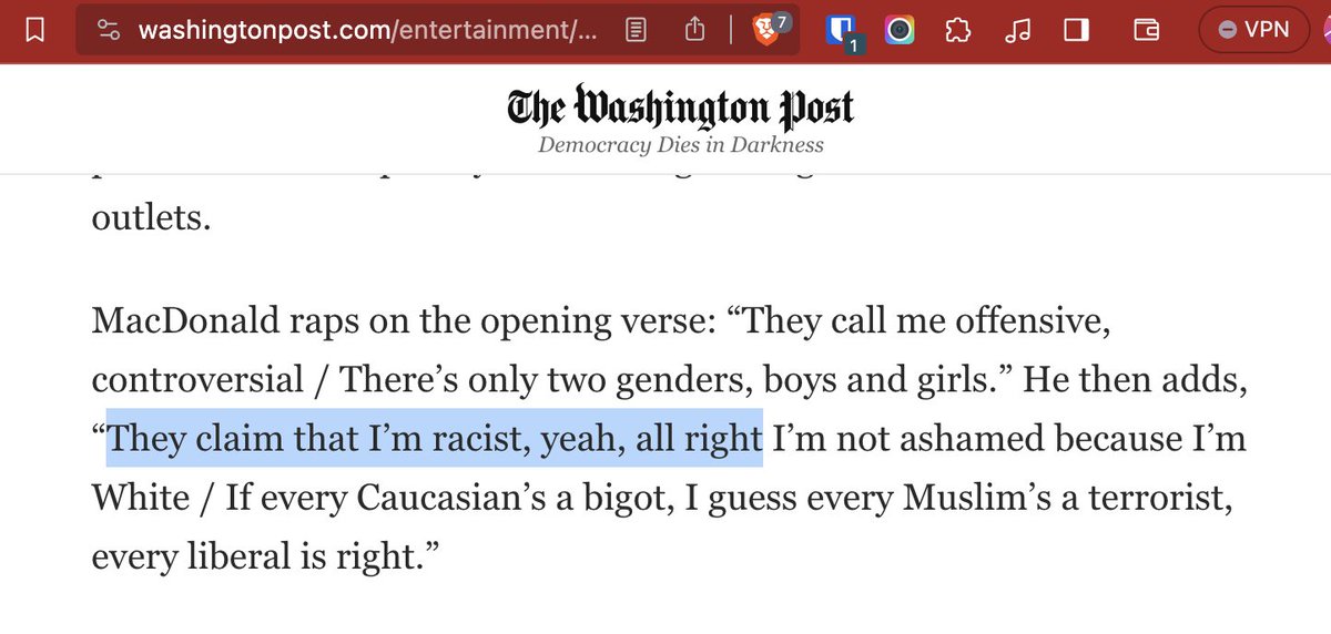 CoderNemesis's tweet photo. @Genius your transcribers are inaccurately transcribing the lyrics which is intentionally coming across as admitting he's racist and is being used in news articles.  That's not what he's saying.  He says "Claims that I'm racist, yeah right" dismissing the claim not confirming. https://t.co/Xy4QuMNlLA