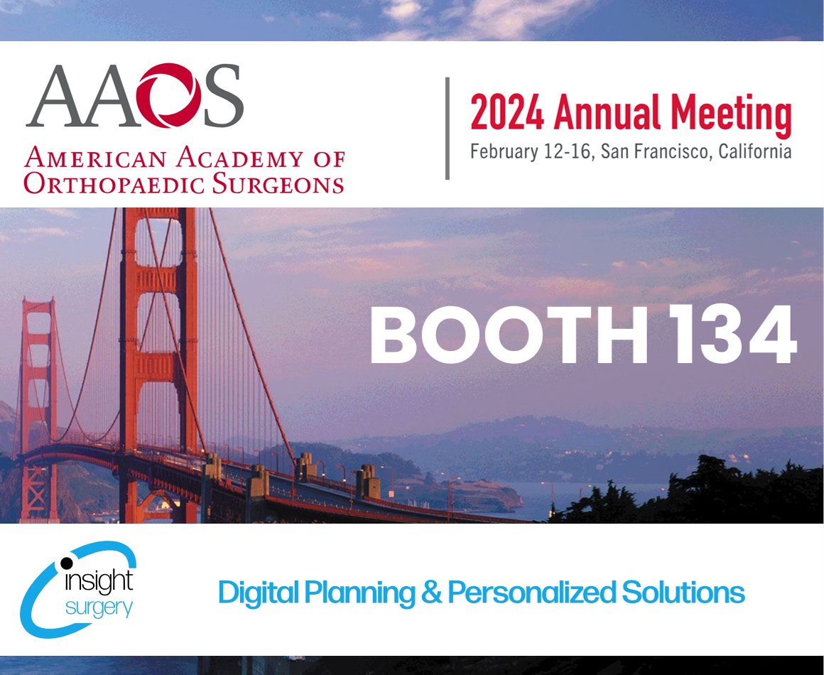 Are you attending #AAOS2024 conference in San Francisco?
Come and pay us a visit at booth 134 to chat  about our wide variety of personalized solutions
#orthopaedics #orthopaediconcology #implants #digitalplanning #medical3dprinting #innovation #technology #surgery #medtwitter