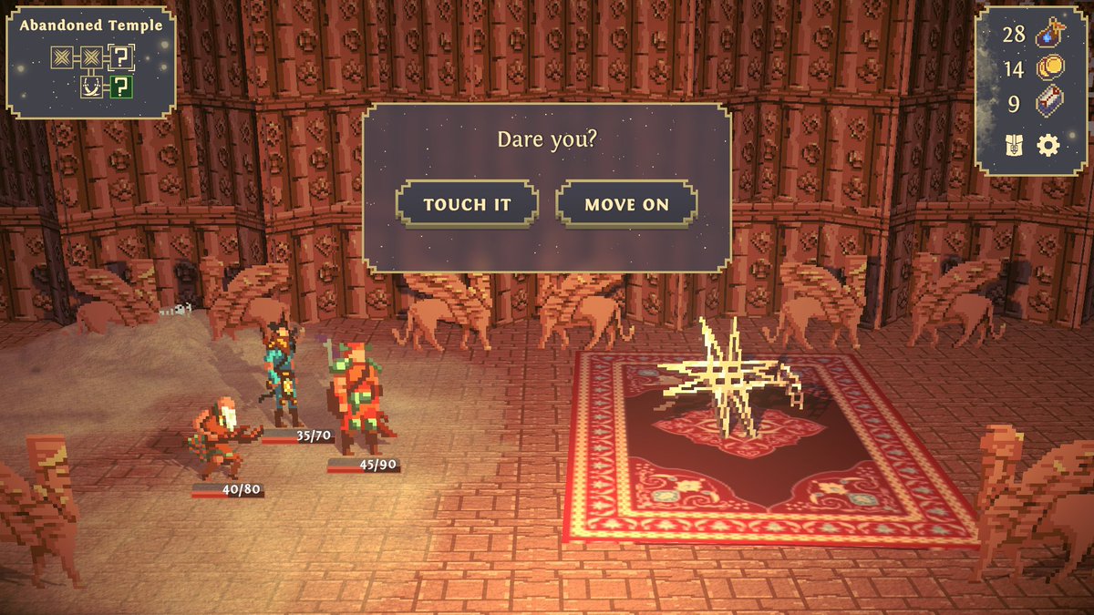 FiorettoStudios's tweet photo. That's a wrap! Finally done with the revamp of the UI, we wanted readability and hoped for style, we think we got both! 👀😁 Announcement link in the comments

#TurnBaseDThursday #roguelike  #indiegame https://t.co/ok0GTfG0RD