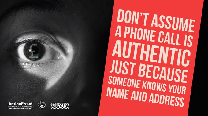 SuffolkTS's tweet image. Never assume a phone call is authentic just because someone knows your basic details such as name and address. If something feels wrong, then it’s usually right to question it. #CourierFraud