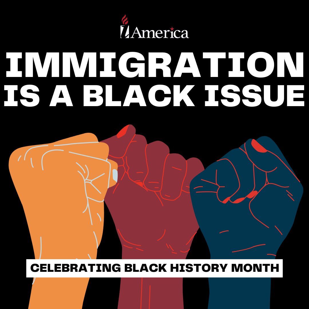 Leaving all you know behind for a new country with aspirations of safety & a better future for your family is heroic. This #BlackHistoryMonth we celebrate the heroism of Black people today who are navigating an inhumane & anti-Black immigration system. #ImmigrationIsABlackIssue