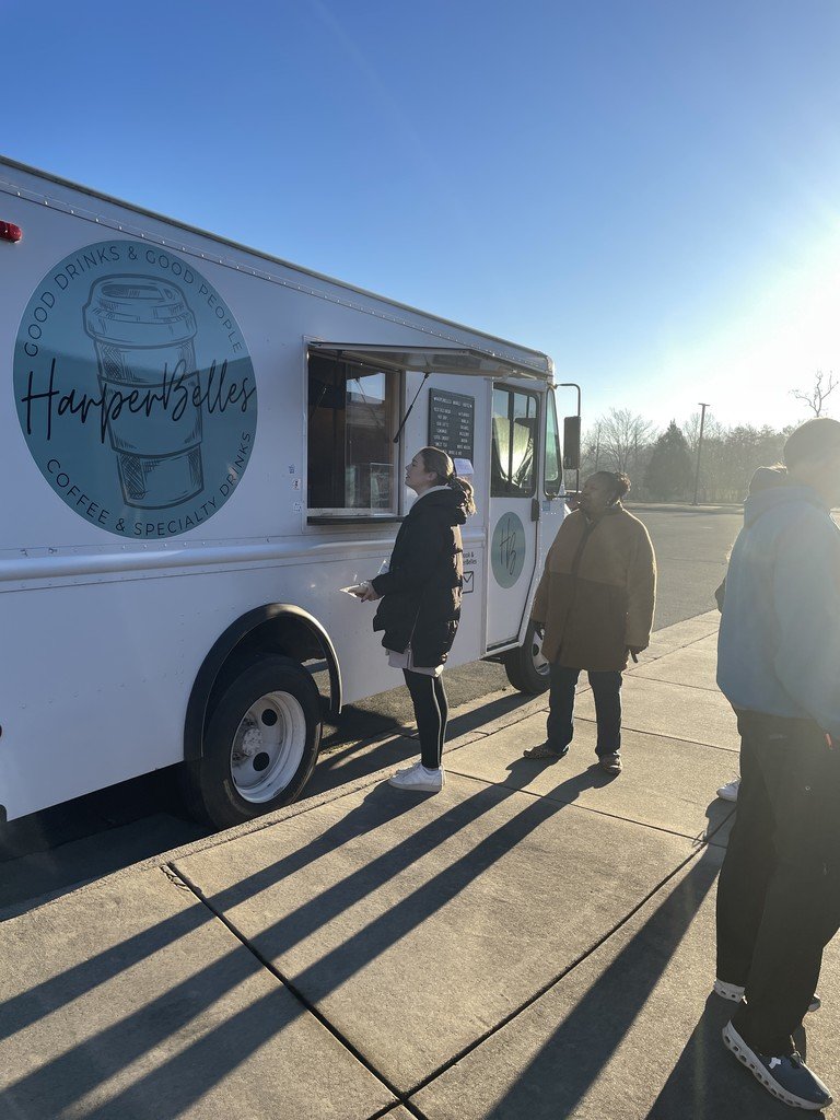 Highland staff started the month of February off right with a sweet treat from Harper Belle's Coffee Truck! Thank you to Cox Toyota and Highland PTA for sponsoring this delicious way to start the day!