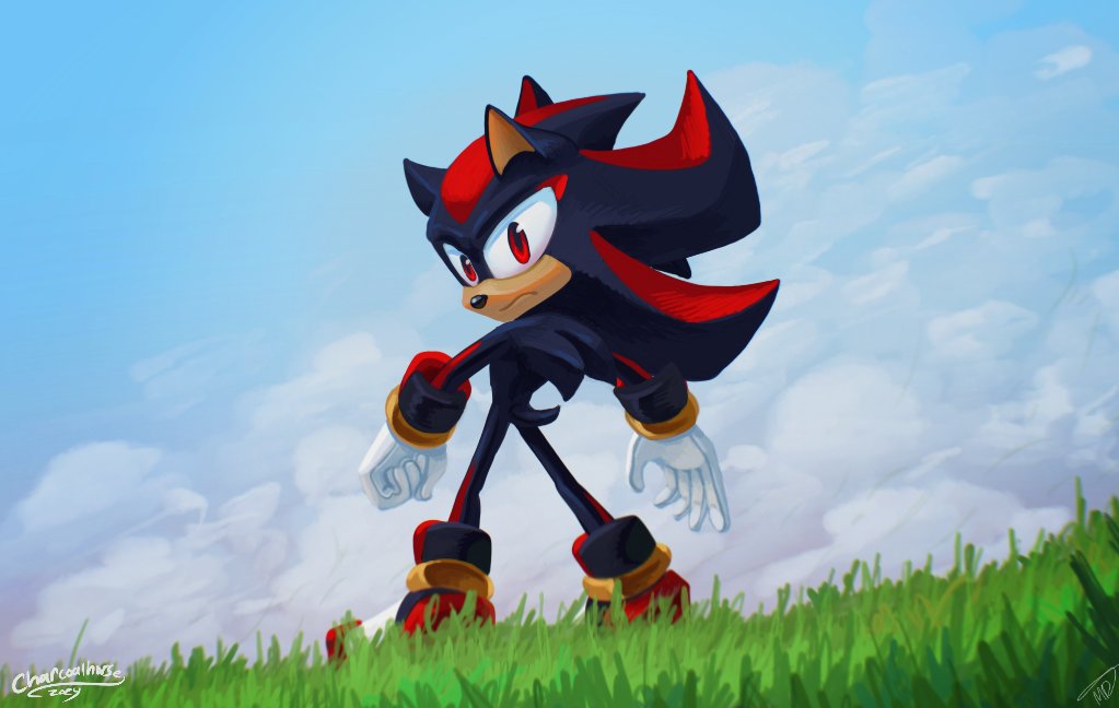 Shadow seems to be making a comeback lol The new trailer was so freaking cool more art to come this one was a quicky