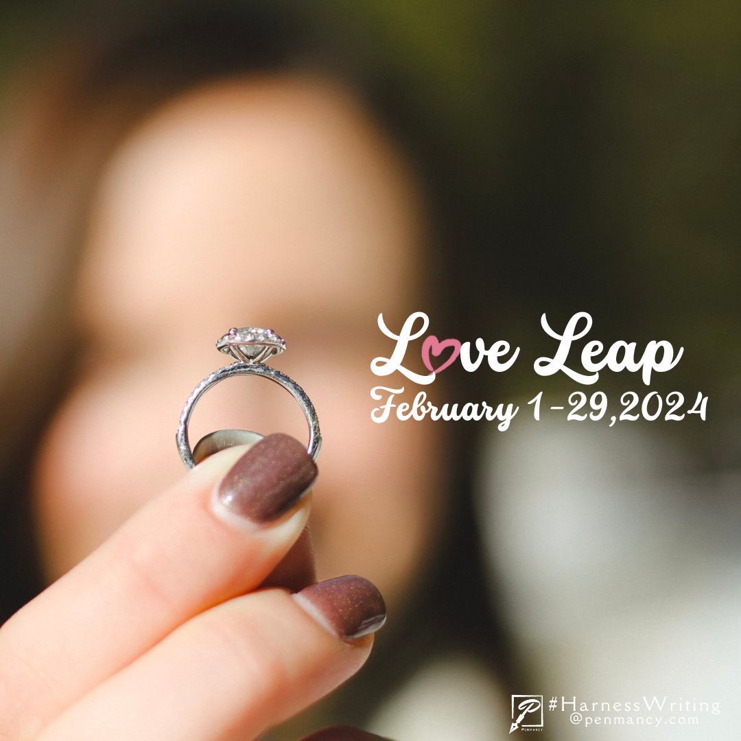 penmancy's tweet image. #CONTESTALERT #HarnessWriting- February 2024 

Participate NOW! 

~ 2500 to 4500-word #fictionwriting
~ #LoveLeap
~ Deadline: Feb 29  

What are you waiting for now? #WriteOn 

#writingprompt: penmancy.com/love-leap

#writingcommunity #writingcontest #fictioncontest #amwriting