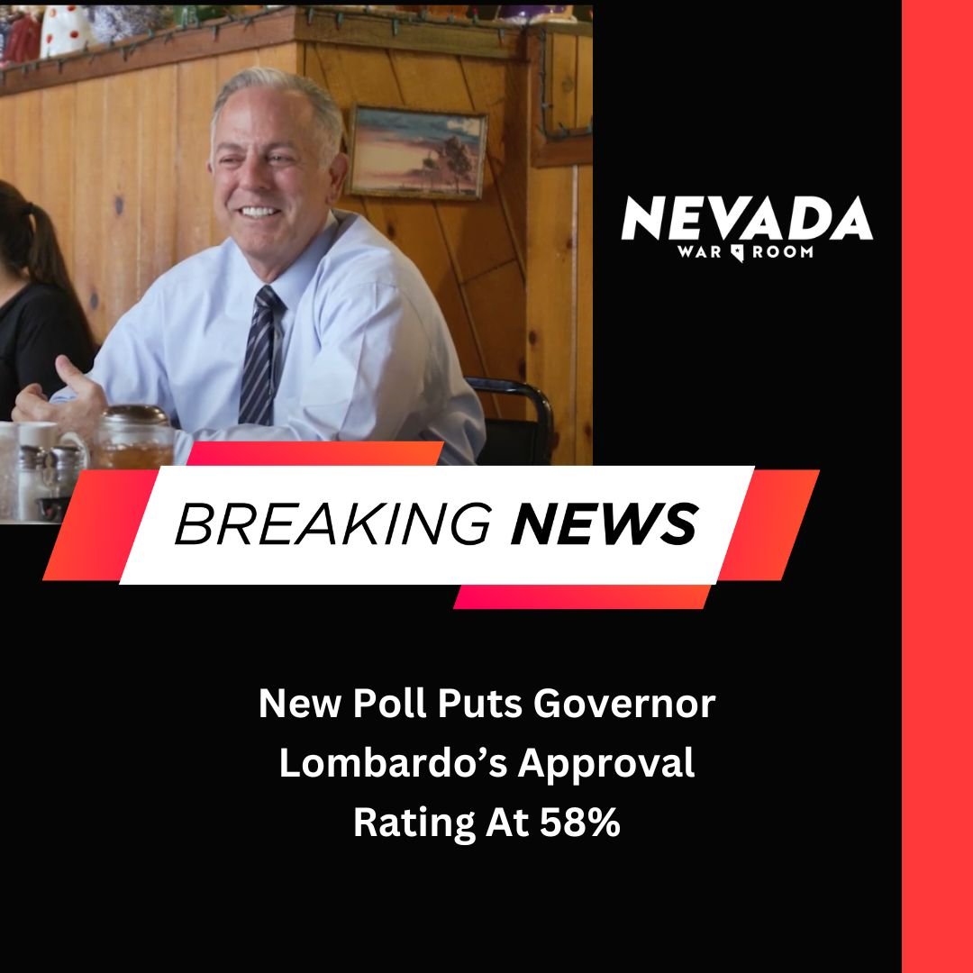 Nevada War Room - Better NV PAC (@betternevadapac) on Twitter photo The latest poll from <a href="/MorningConsult/">Morning Consult</a> puts Governor Lombardo's approval rating at a sky-high 58 percent after one full year in office.
He's fighting for better schools, safer streets, and more jobs, and Nevadans from across the political spectrum support his leadership. #NVleg The latest poll from <a href="/MorningConsult/">Morning Consult</a> puts Governor Lombardo's approval rating at a sky-high 58 percent after one full year in office.
He's fighting for better schools, safer streets, and more jobs, and Nevadans from across the political spectrum support his leadership. #NVleg