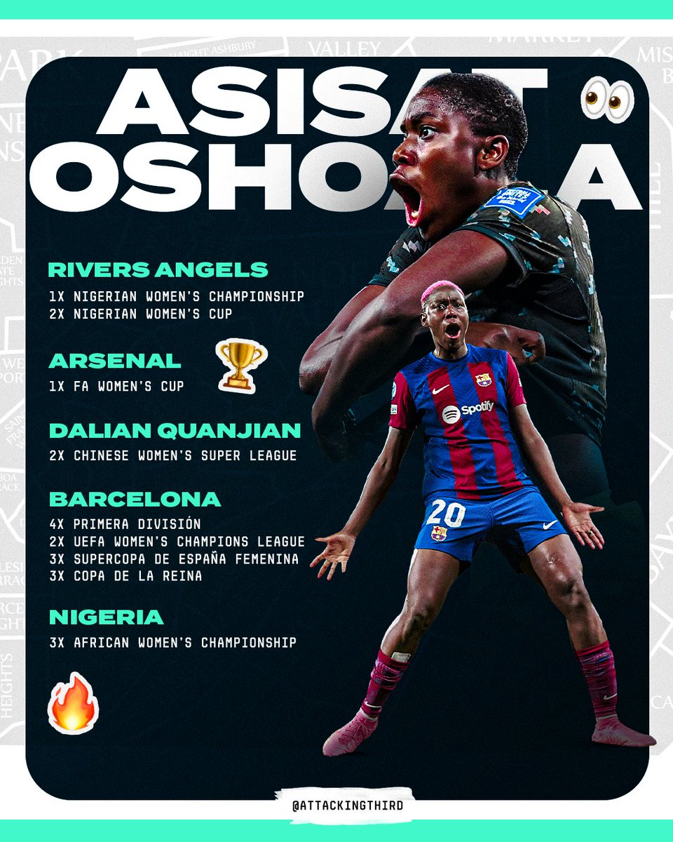 The Nigerian superstar comes to the <a href="/NWSL/">National Women’s Soccer League</a> with an extensive resume 🏆⭐️
