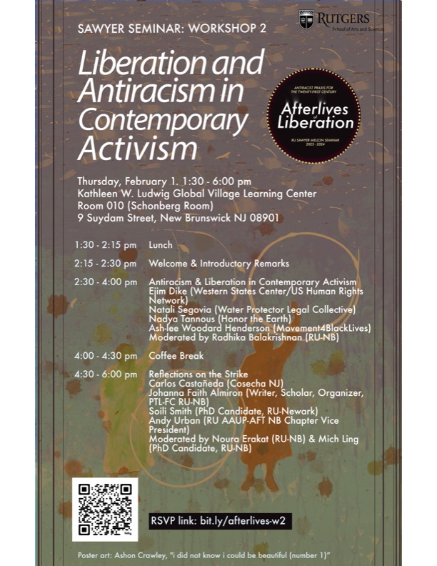 TODAY! 'Liberation & Antracism in Contemporary Activism' ft. Ejim Dike, @NSegoviaEsq, Nadya Tannous, @_AshDashLee_, @AndyTUrban, Carlos Castañeda, Johanna Almiron, @Soili12, @rbalakra, @keepyourdiary, % @4noura. LIVESTREAM LINK: tinyurl.com/2s3fnjup