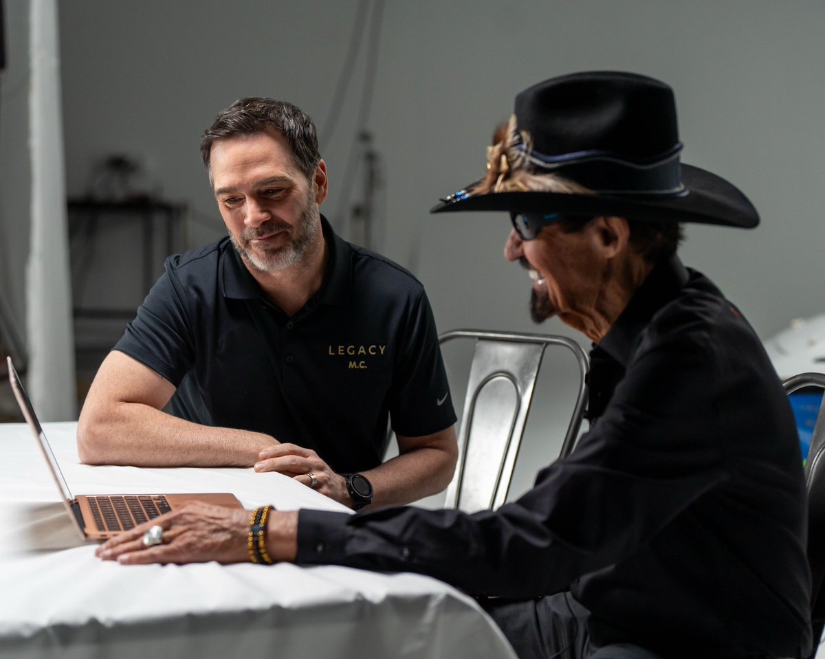 JimmieJohnson's tweet photo. It’s always special when you make The King smile. Honoring 75 years of Petty in NASCAR at Daytona. https://t.co/fTA31LaljN