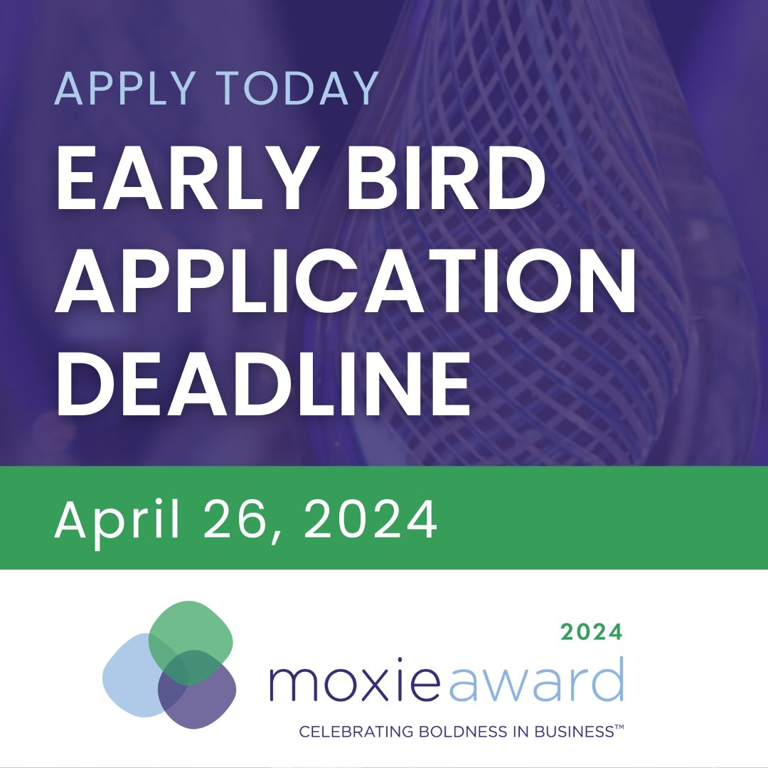 MoxieAwardDC's tweet photo. 🌟 Attention all bold, innovative, and thriving businesses in the #DCregion! The 2024 #MoxieAwardDC applications are now open! April 26th is our Early Bird deadline to apply for FREE, so get those applications in fast. All industries are welcome to apply: https://t.co/0I7pcENihS https://t.co/UQdom6SfWg