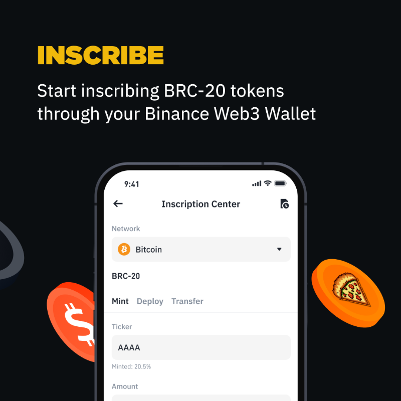 BinanceWallet's tweet photo. BRC-20s 🤝 #Binance Web3 Wallet

Inscribe, trade, and send BRC-20s through the wallet's Binance Inscription Marketplace.

Swipe for more 👉