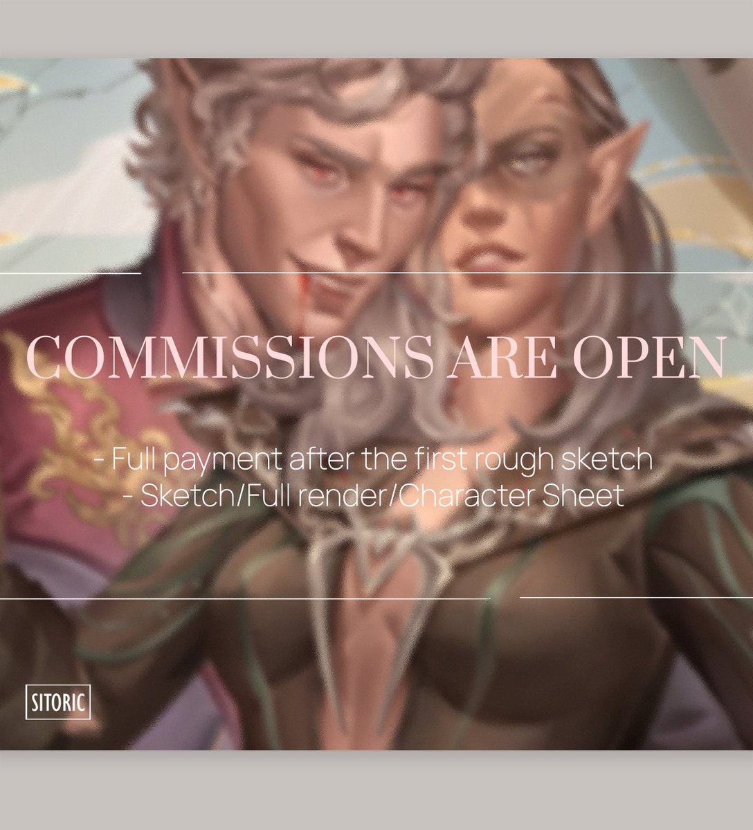 SitoriC's tweet photo. Opening a few slots! 

🔗More info in comments 
💞RTs are appreciated https://t.co/yBXgKjbMA2