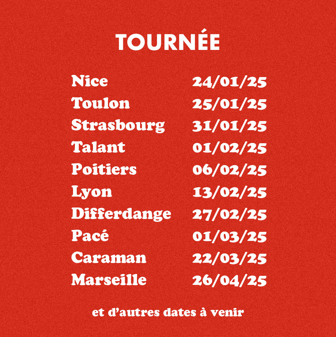 🎈NOUVEAU SPECTACLE, NOUVELLE TOURNÉE 🎈

Très hâte de vous présenter mon deuxième bébé : "On disait qu'on faisait la fête". Ramenez des chips.

🐀 2024 - rodage + Paris
🇫🇷 2025 - en tournée

➡️ Tickets : fannyruwet.francebillet.com