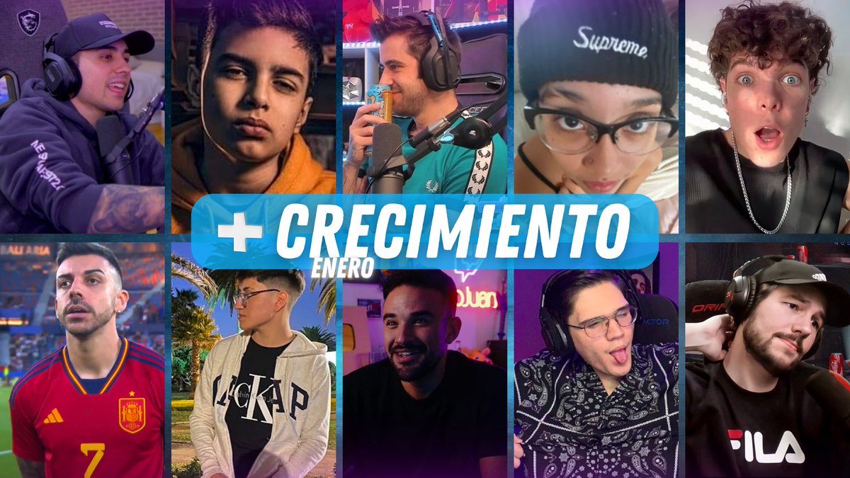 💣📈 Estos fueron los 10 streamers que más crecieron en Twitch en enero:

🚀<a href="/imantadotv/">imantado</a> 
🚀<a href="/k1ng/">k1ng</a> 
🚀<a href="/auronplay/">Auron</a> 
🚀<a href="/alondrisaa/">alo</a> 
🚀<a href="/Juanicar2/">Juanicar</a>
🚀<a href="/DjMaRiiO/">DjMaRiiO</a> 
🚀<a href="/ByKingcl/">Byking</a> 
🚀<a href="/illojuan/">IlloJuan</a> 
🚀<a href="/elmarianaa/">ElMariana🤙🏻</a> 
🚀<a href="/DonReborn2/">Reborn</a> 

La fiebre por SpainRP se ha notado a lo largo de todo el mes🔥