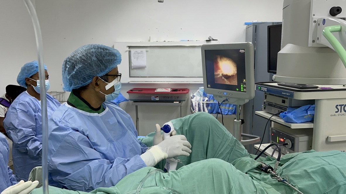 UCSFUrology (@ucsfurology) on Twitter photo Successful collaboration between UCSF Urology and Georgetown Public Hospital Corporation in Guyana brings patient access to advanced ureteroscopy and Boston Scientific flexible ureteroscopes.
<a href="/DBBayneMD/">David B Bayne</a> <a href="/chrisprashad1/">chris prashad</a> <a href="/rcsukhraj/">Rajendra Sukhraj</a> <a href="/carpediem139/">Kishan Gopie</a> <a href="/jasmeet_med/">Jasmeet</a> <a href="/amritpal_10/">Amrit Singh</a>
<a href="/UCSF_CHESA/">Center for Health Equity in Surgery & Anesthesia</a> Successful collaboration between UCSF Urology and Georgetown Public Hospital Corporation in Guyana brings patient access to advanced ureteroscopy and Boston Scientific flexible ureteroscopes.
<a href="/DBBayneMD/">David B Bayne</a> <a href="/chrisprashad1/">chris prashad</a> <a href="/rcsukhraj/">Rajendra Sukhraj</a> <a href="/carpediem139/">Kishan Gopie</a> <a href="/jasmeet_med/">Jasmeet</a> <a href="/amritpal_10/">Amrit Singh</a>
<a href="/UCSF_CHESA/">Center for Health Equity in Surgery & Anesthesia</a>