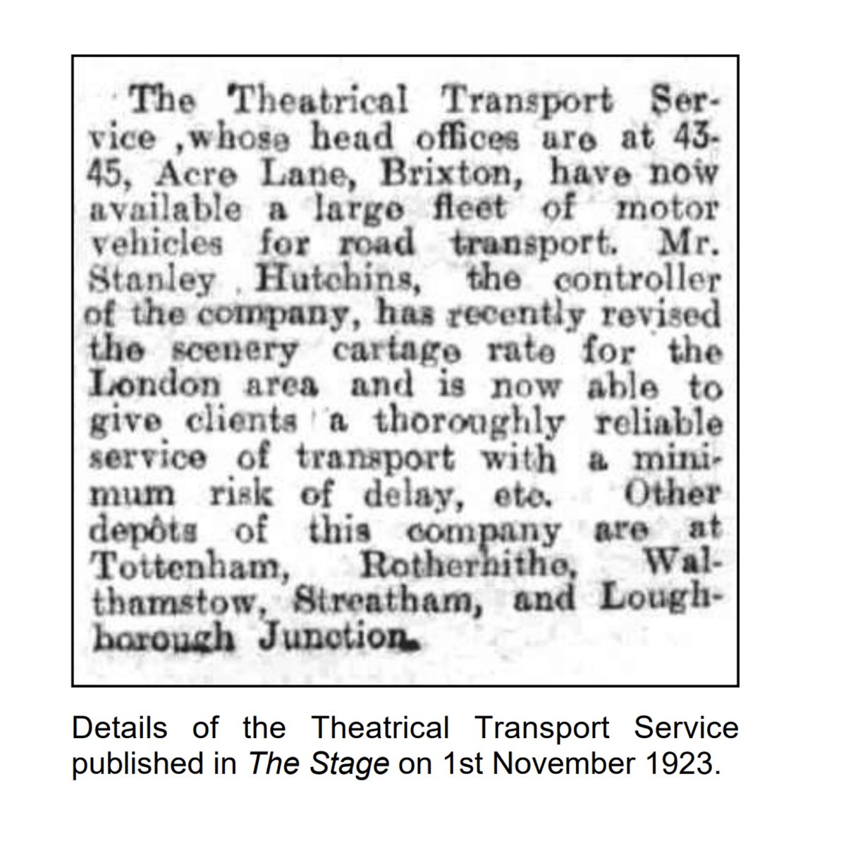 Many are intrigued as to the previous use of our warehouse space. Built in 1928 for Blue Belle Motors Ltd - have a look at this piece by Richard Smith ‘Blue Belle of South London. A History of Blue Belle Coaches’ here :- tinyurl.com/4ctjbcj3 #TeamOrbital #ProAudio #Theatre