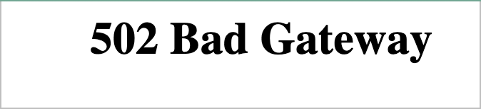 KCProcter's tweet image. I can vouch for that. #502Error #BadGateway