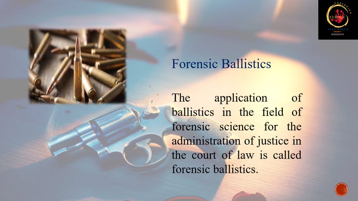forensicUMU's tweet image. Analyzing the science of projectiles and unraveling the secrets of bullets. 

 Welcome to the gripping world of Forensic Ballistics, where every shot tells a story.

#Forensics #Forensicballistics
#Crimesceneinvestigation #Bullets

Part 1