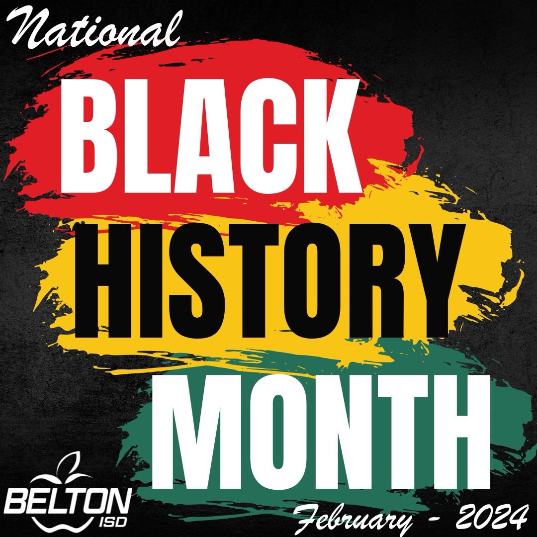 As February unfolds, Belton ISD proudly joins the country in commemorating National #BlackHistoryMonth. This month provides an opportunity to honor the incredible contributions, resilience, and achievements of African Americans throughout history. #CelebratingDiversity