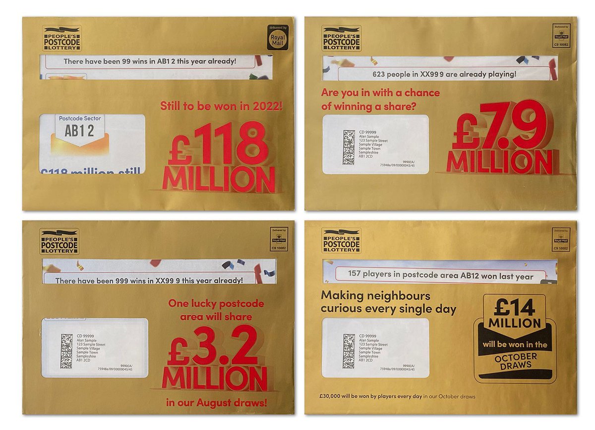 Can a print based marketing campaign also be sustainable? Read all about the People’s Postcode Lottery and how they made sure they changed their marketing campaign to address sustainability issues.

buff.ly/3tn6O1V 

#sustainable #print  #mail