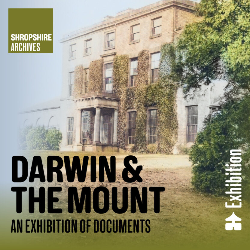 Everyone we're open this Saturday and we have a treat for you - along with all our regular excellent services. Pop in to have a glimpse at an exhibition of documents on Darwin and the Mount! It is free entry but we will ask you to leave coats and bags in a locker (£1 deposit).