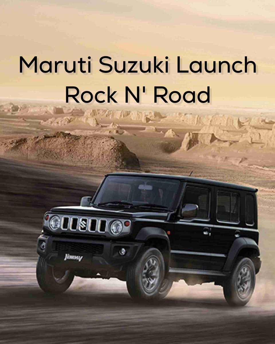 Maruti Suzuki have launched its first-ever SUV experience drive - the Maruti Suzuki ROCK N ROAD SUV Experiences, containing both experiential and competitive drive events.

@Maruti_Corp @NexaExperience #rocknroad #marutisuzuki #suv #jimny #grandvitara