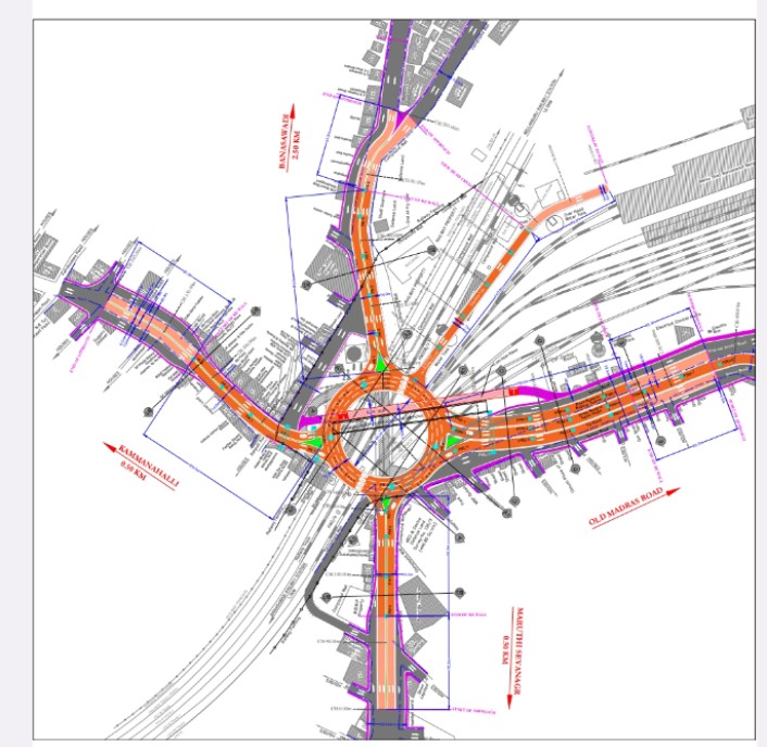 The state cabinet has cleared construction of the city's first elevated rotary flyover near Sir M Visvesvaraya Terminal Baiyappanahalli. The administrative approval  also given for construction of additional 2 lanes RoB at Baiyappanahalli railway level crossing. #rotaryflyover.