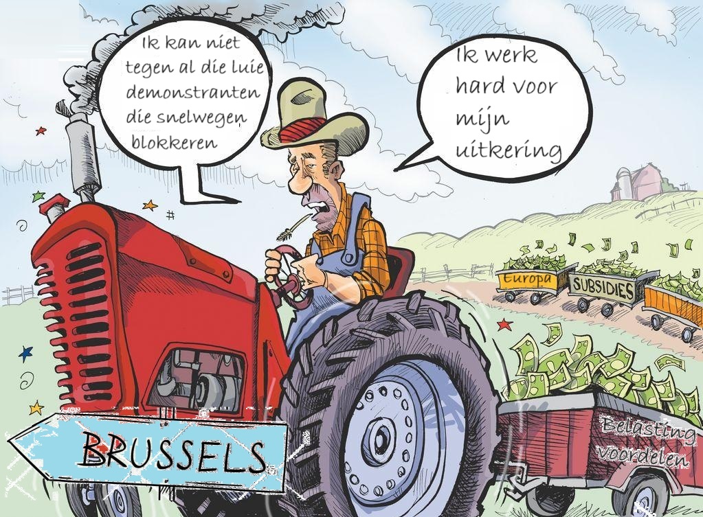 Een aantal boeren heeft volop tijd. Niet beter te  besteden door wat bijverdienen, zodat er niks te klagen is? En waarom hoor ik de BBB wel over andere demonstraties huilie huilie doen, maar nooit om boeren?