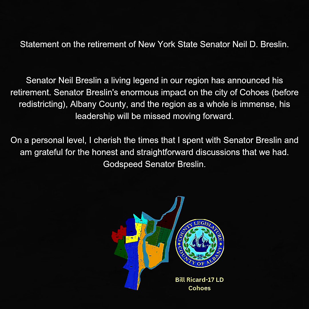 Senator Breslin, thank you for your service.