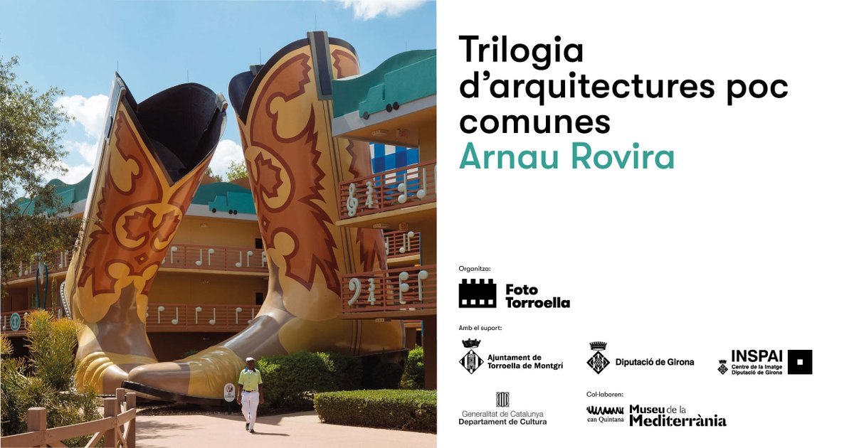 Nova exposició al Museu de la Mediterrània! <a href="/Arnau_y_tal/">Arnau Rovira</a> Ens porta "Trilogia d'arquitectures poc comunes", on parla de tres realitats molt diferents a partir de l'arquitectura i de la funció que aquesta hi fa. 

Us hi esperem! Fins el 26 de Febrer 👀👀👀