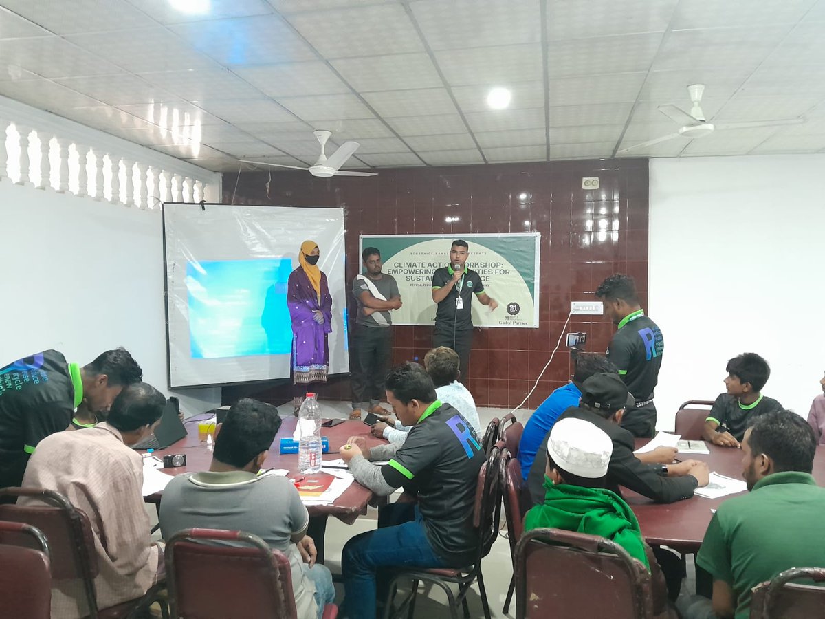 Documenting a Sustainable Future: Tonmoy Deb, our dedicated Documentations Officer, shares insights at the Climate Action Event, paving the way for eco-friendly practices.
#madhvi4ecoethics 
#ecoethicsbangladesh 
#madhvi4ee 
#GreenFutureAhead 
#climatecountdown 
#ClimateAction