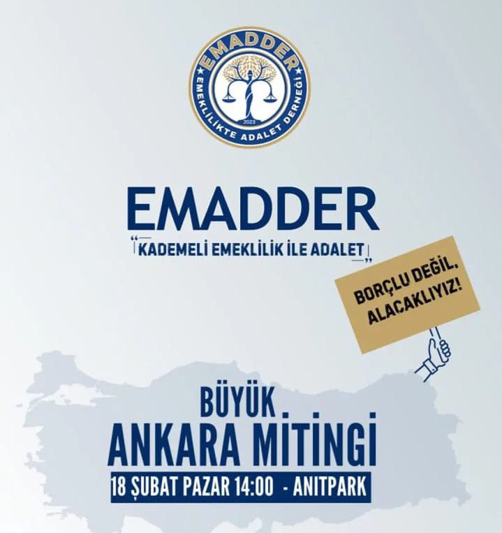 Kademeli emeklilik seçime kadar mutlaka yasalaşmalıdır.

1 güne, 1 aya, 1 yıla 17 yıl geç emeklilik olur mu?!
#2000LerinSabriTasti #2000LerinOyuKademeye