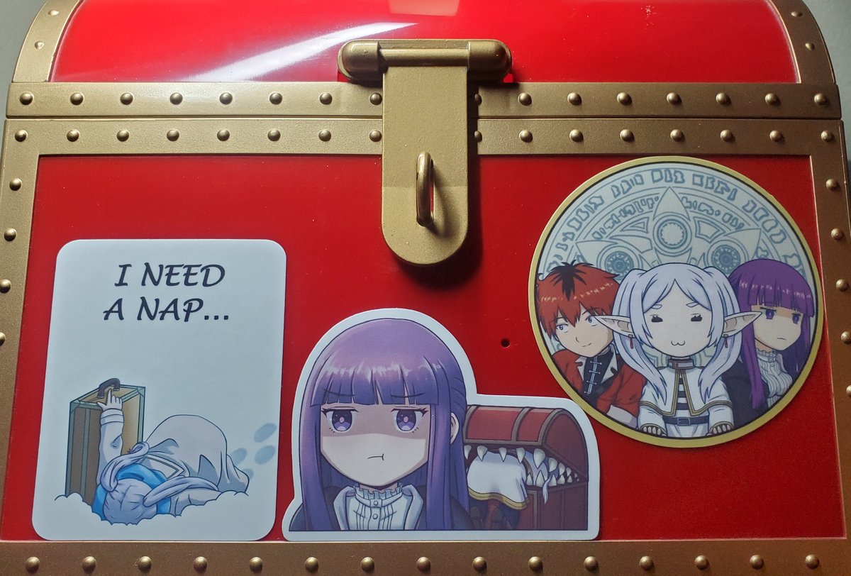 OrarioExchange's tweet photo. Here are some funny stickers I made for our fun trio of Frieren, Fern, and Stark. #SousouNoFrieren https://t.co/KwgDPr1Cwi