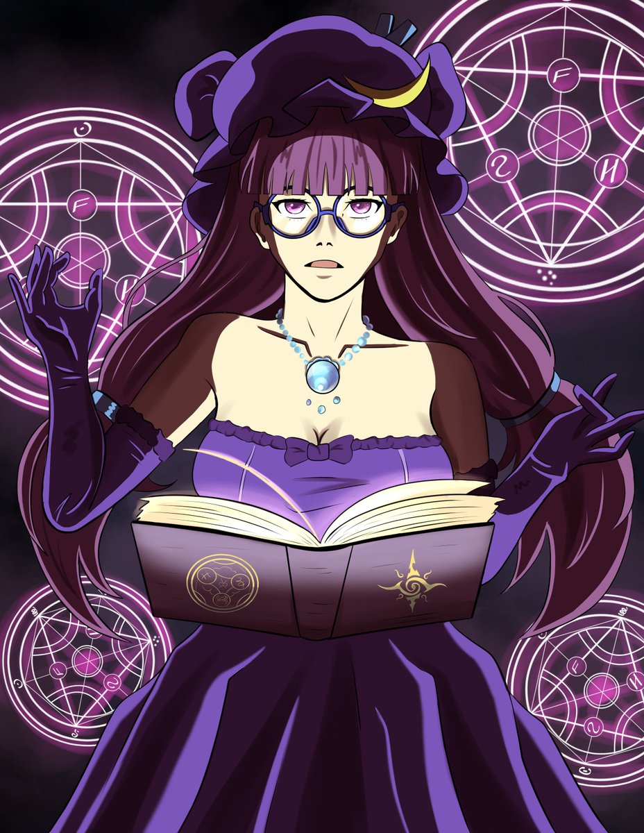 Pathogenus's tweet image. POV: you stole too many books
#touhouproject #東方Project #patchouli #AnimeArt