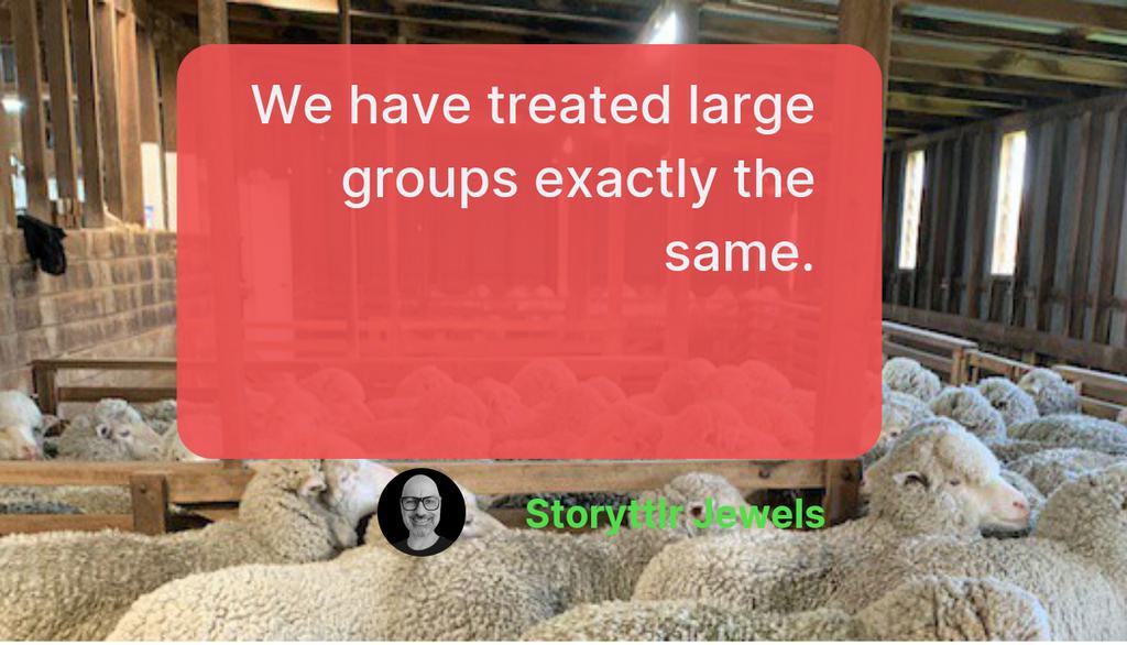 storytllrjewels's tweet image. Idiosyncrasies that make us unique.

Read more 👉 lttr.ai/ANwae

#TreatedLargeGroups #FactoryWorkers #SchoolKids #AcceptableExcuse #StandBack