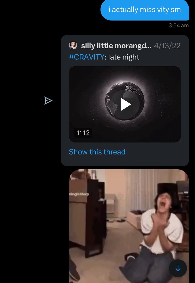 mogumind's tweet photo. i was talking about how much missed cravity with my friends and literally this notification came thru.. i think it's a sign. i think we might be back!!! https://t.co/tq0YnfD51V