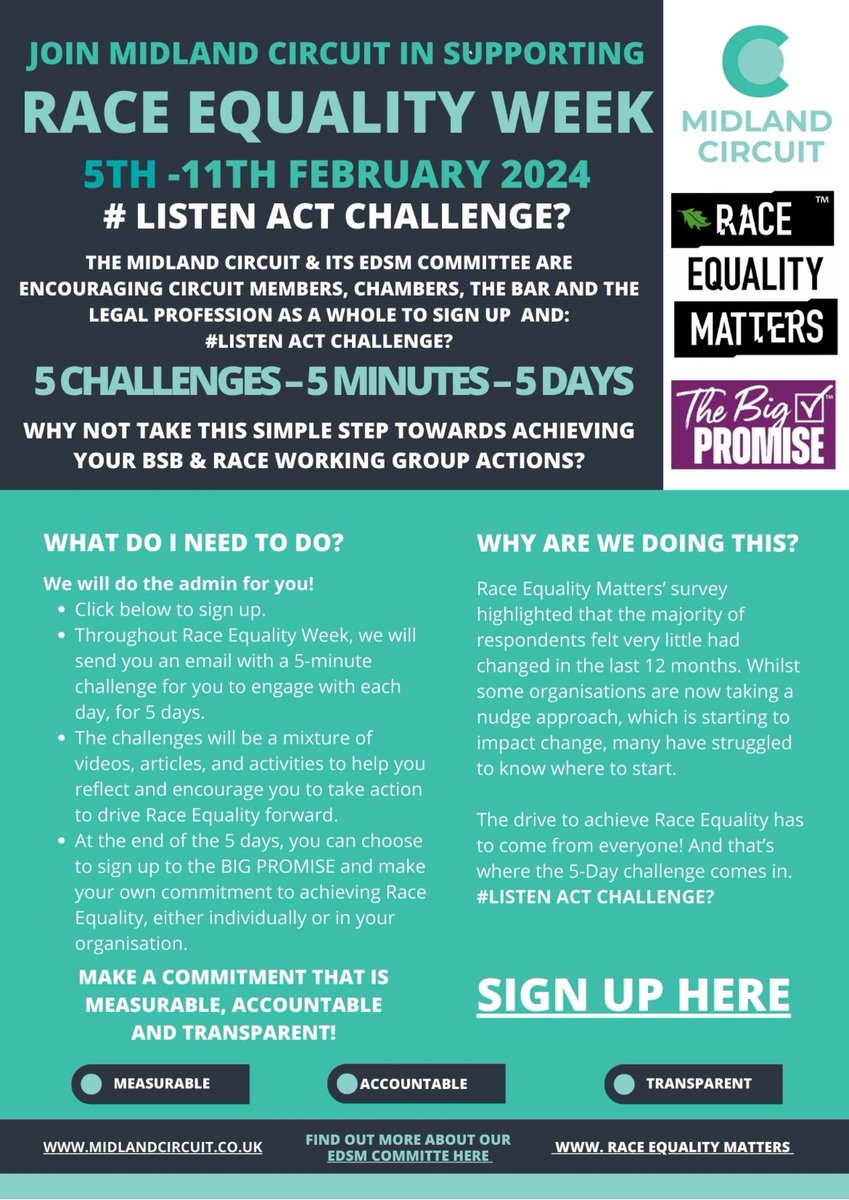 BME@TheBar (@bmeatthebar) on Twitter photo Join the <a href="/midland_circuit/">Midland Circuit</a> in supporting #RaceEqualityWeek2024.
You can sign ✍🏾 up below 👇🏾
midlandcircuit.co.uk/events/book-ev…
<a href="/BirmBlackLawyer/">Birmingham Black Lawyers</a> <a href="/mcwomensforum/">Midland Circuit Women's Forum (MCWF)</a> <a href="/BarForAll/">Midland Circuit Social Mobility Committee</a> Join the <a href="/midland_circuit/">Midland Circuit</a> in supporting #RaceEqualityWeek2024.
You can sign ✍🏾 up below 👇🏾
midlandcircuit.co.uk/events/book-ev…
<a href="/BirmBlackLawyer/">Birmingham Black Lawyers</a> <a href="/mcwomensforum/">Midland Circuit Women's Forum (MCWF)</a> <a href="/BarForAll/">Midland Circuit Social Mobility Committee</a>