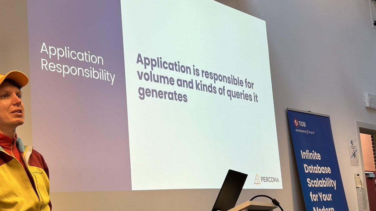 lefred's tweet image. I can’t agree more 😉 #MySQLBelgianDays #MySQLCommunity