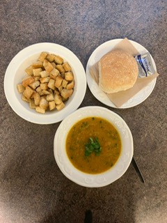 Where do you sit on the great divide of Coriander? 📷 

We’ve got you covered with wholesome Carrot and Coriander (Vg) available today. Our hearty Lentil (Vg) is also on the menu!
1 - 2pm <a href="/Finn/">finn</a>’s_place

167 Ledard Rd, Battlefield.

#servingthecommunity 📷📷