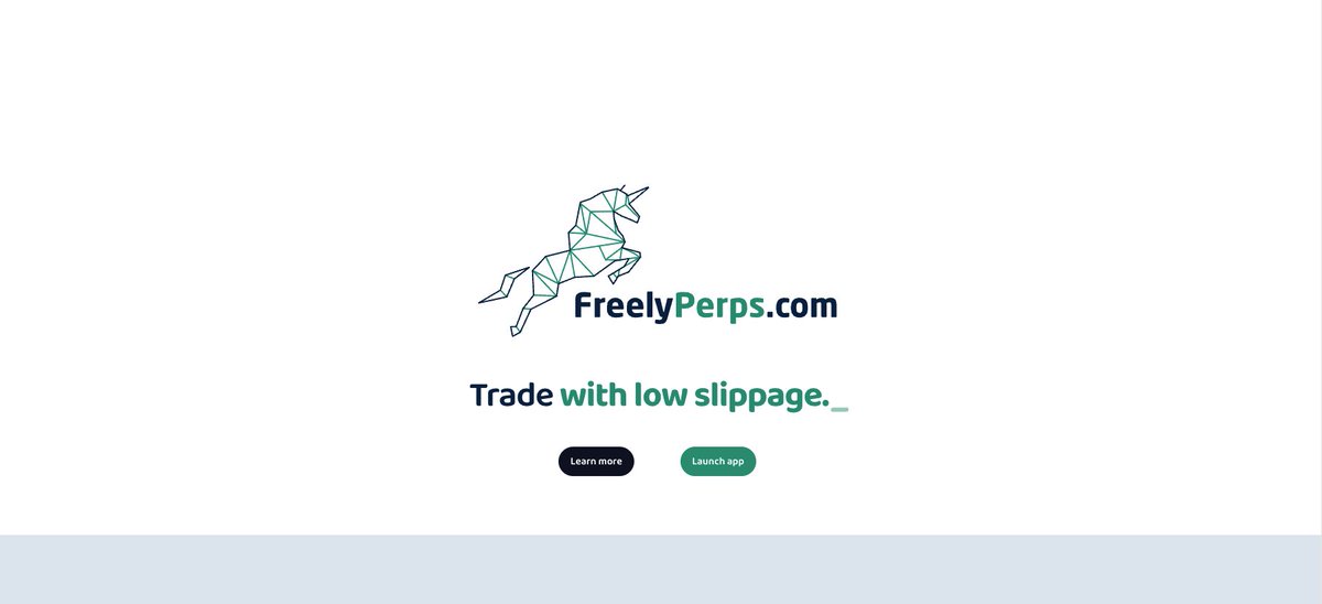 d8x_exchange's tweet photo. @D8xTrade 5/ FreelyPerps

We’re pleased to announce our frontend provider FreelyPerps!

FreelyPerps is a spin-off of https://t.co/UlTz32vbOp, OGs working with @LiquityProtocol and a strong believe in decentralized protocols

Trade freely on https://t.co/zkyJhw22g2! https://t.co/eL5yb8WrL5