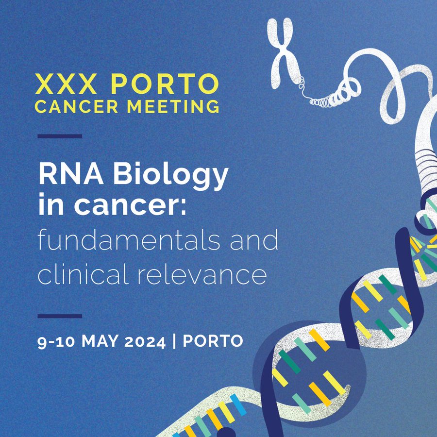 Uncover the exciting world of #RNA biology in #cancer progression with a great line-up of leading experts at the upcoming 30th Porto Cancer Meeting!

🗓️Abstract submission: 15Feb
🗓️Early bird registration: 22Feb
🔎i3s.up.pt/event.php?v=301

#i3Sevents #UPorto